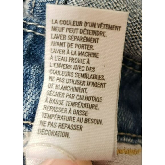 American Eagle Shortalls, Womens Size XS Extra-Small, Distressed, Overall Shorts - Picture 10 of 10